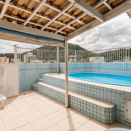 شقة Cobertura Duplex C/Piscina Privativa,Praia Enseada غوارويا المظهر الخارجي الصورة